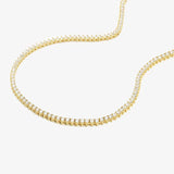 Not Your Basic Tennis Necklace 16" Silver Melinda Maria