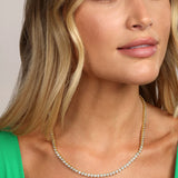 Baroness Tennis Necklace 18"