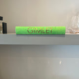 Gimlet Gold Letter Drink with Recipe on Cover Book-Green