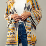 Arizona Rustic and Geometric Cardigan