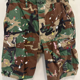 Camo Artist Bedazzled Cut-Off Shorts