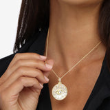 Melinda Maria -Evil Eye Medallion Necklace