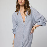 The Linen Voile Kaftan- STILLWATER