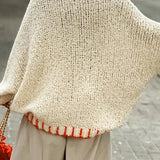 Dreamsicle Cozy Star Sweater