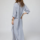 The Linen Voile Kaftan- STILLWATER