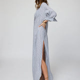 The Linen Voile Kaftan- STILLWATER