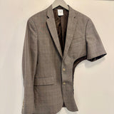 Light Grey With A Taupe Undertone Vintage Cut Out Blazer