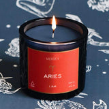 Aries Zodiac Candle