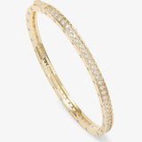 Ashley Lock Cuff 4mm Gold- Melinda Maria