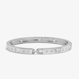 Ashley Lock Cuff 6mm Silver- Melinda Maria
