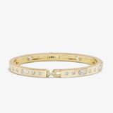 Ashley Lock Cuff 6mm Gold- Melinda Maria