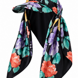 HIGHDIVE + TASTE Black Berry Silk Scarf Hat