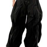 Taste Kurvee Black Wavy Oversized Pants