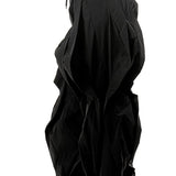 Black Wavy Oversized Pants