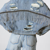 Bougie Drip Denim Jacket
