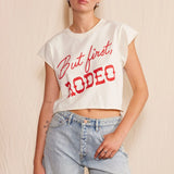 "But First Rodeo" Crop Top