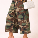 Camoflauge Culotte Pants