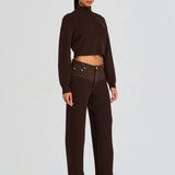 SER.O.YA Chani Knit Denim Pant