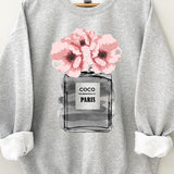 CoCo Oversized Unisex Sweatshirt -Grey