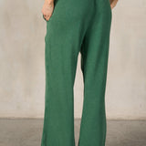 Cotton Modal Wide Leg Pants