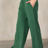 Cotton Modal Wide Leg Pants