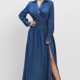 Demi Denim Maxi Dress