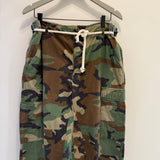 Midi Slit Camo Skirt
