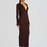 Azula Rib Knit Maxi Dress