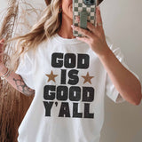 God Is Good Y'all Graphic Tee