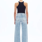 Mid Rise Balloon Denim Jeans
