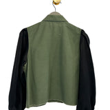 AVA Army Jacket/ Black Silk