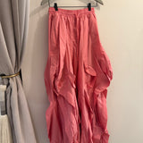 Pink Wavy Oversized Pants