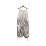 White Wavy Oversized Pants