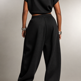 The Off Duty Hooded Set-Black
