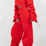 The Drawstring Dream Set- Red