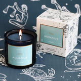 Aquarius Zodiac Candle