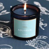 Aquarius Zodiac Candle