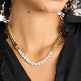 Julian REALLY Loves Diamonds Necklace- 18" Melinda Maria