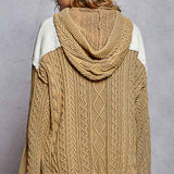 The Renegade Lace-Up Hoodie- Oatmeal