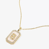 Love Letters Double-Sided Necklace - Gold