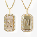 Love Letters Double-Sided Necklace - Gold