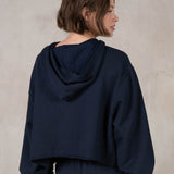 Blue Hour Cropped Hoodie