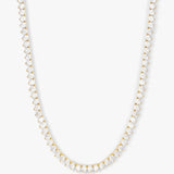 Mama Not Your Basic Tennis Necklace 18"-Melinda Maria