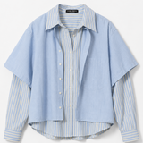 Mix-N-Match  Light Blue & Yellow Stripe