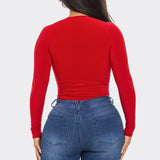 The Necessary Bodysuit Red