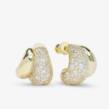 Norah Loves A Pavé Double Hoop