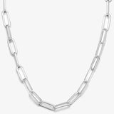 Melinda Maria Carrie Chain Necklace-Silver