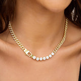 Pavé Julian Loves Diamonds Necklace 16"