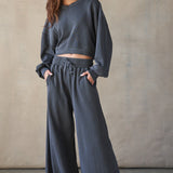 Wide Opening Pants Charcol