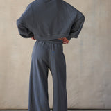 Wide Opening Pants Charcol